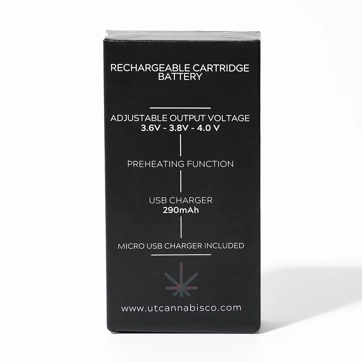 Rechargeable 510 Threaded Cartridge Battery 510 Threaded Batteries Utah Cannabis Company