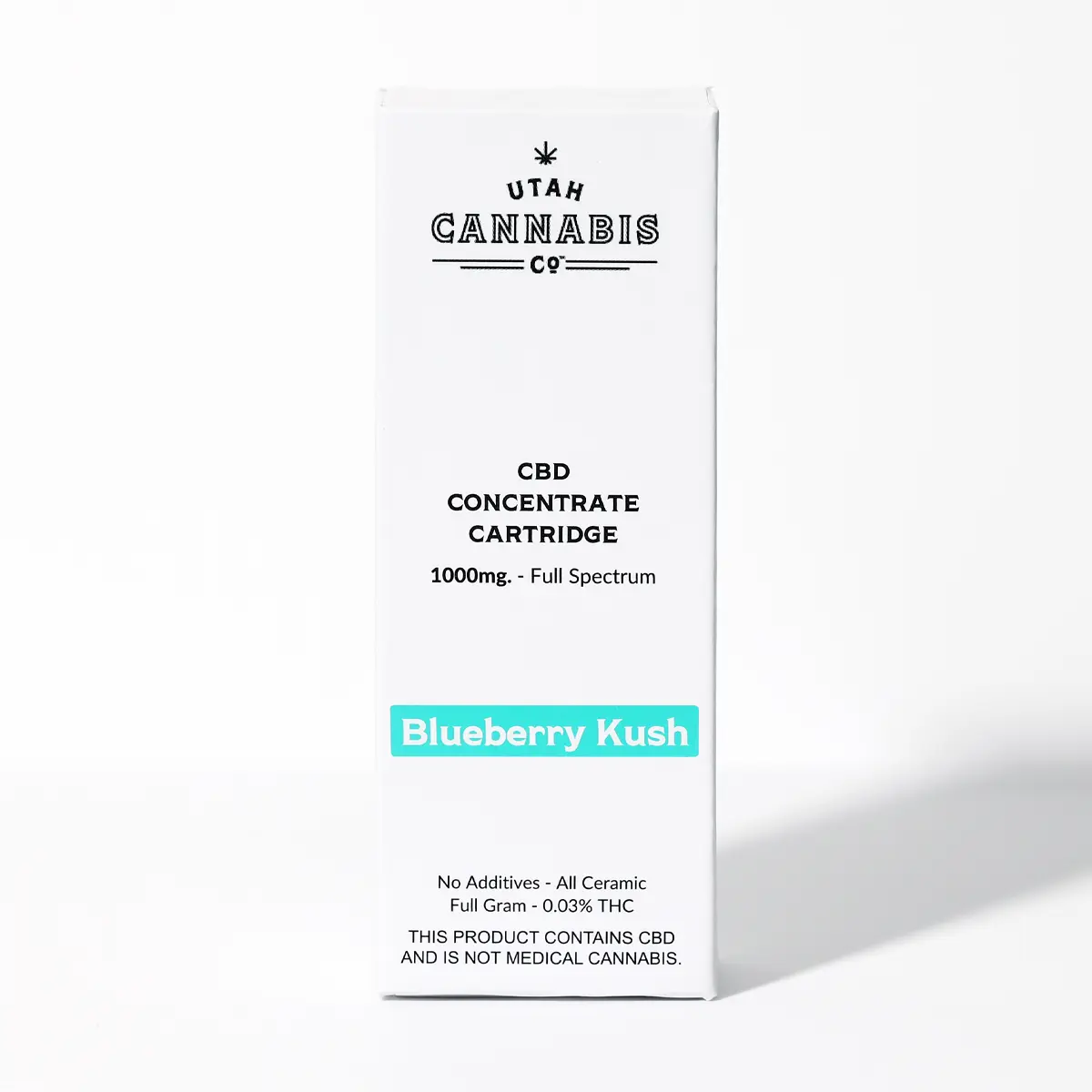CBD Concentrate Cartridge - 1000mg - Blueberry Kush CBD Concentrate Cartridges Utah Cannabis Company