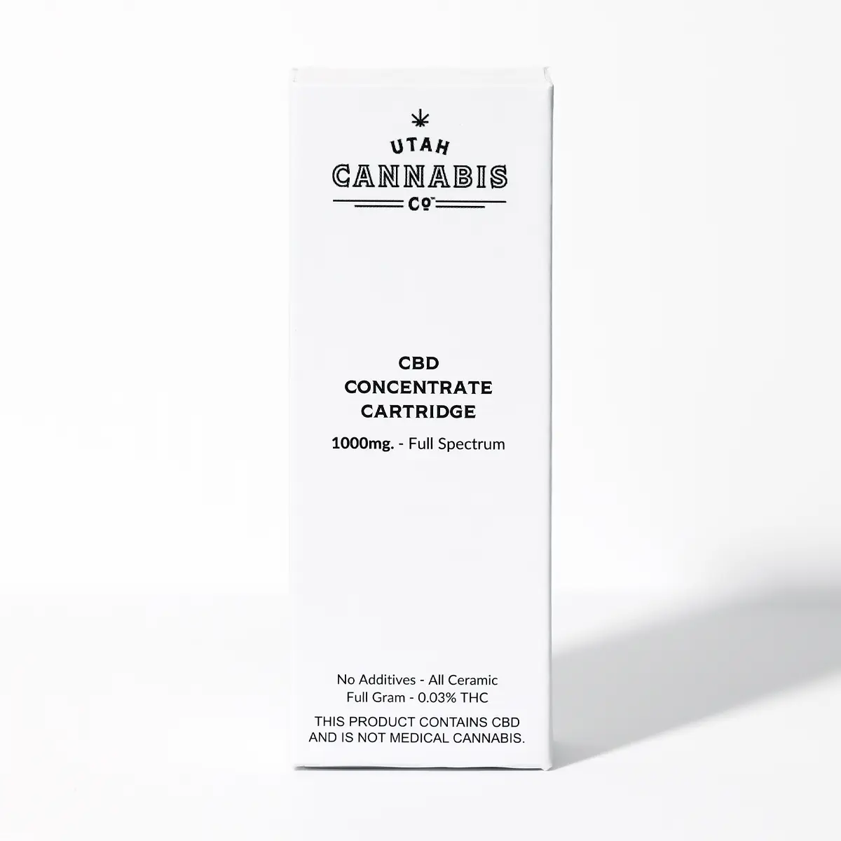 CBD Concentrate Cartridge - 1000mg - Original CBD Concentrate Cartridges Utah Cannabis Company