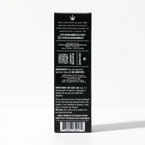 CBD Disposable Vape - 1000mg - Grandaddy Purple CBD Disposable Vapes Utah Cannabis Company