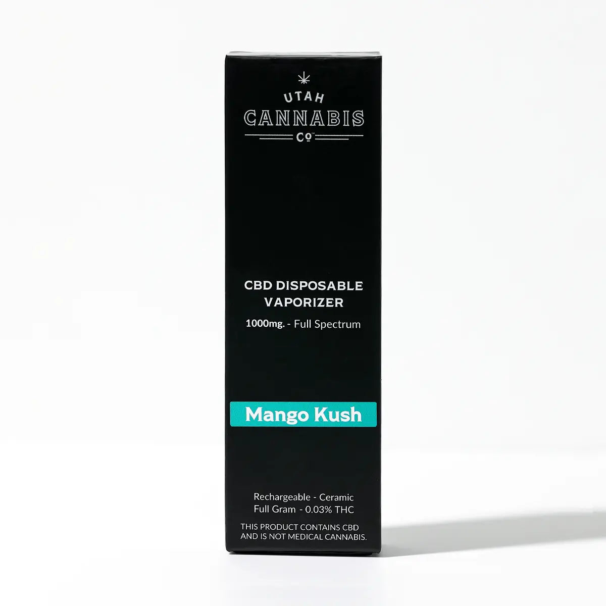 CBD Disposable Vape - 1000mg - Mango Kush CBD Disposable Vapes Utah Cannabis Company