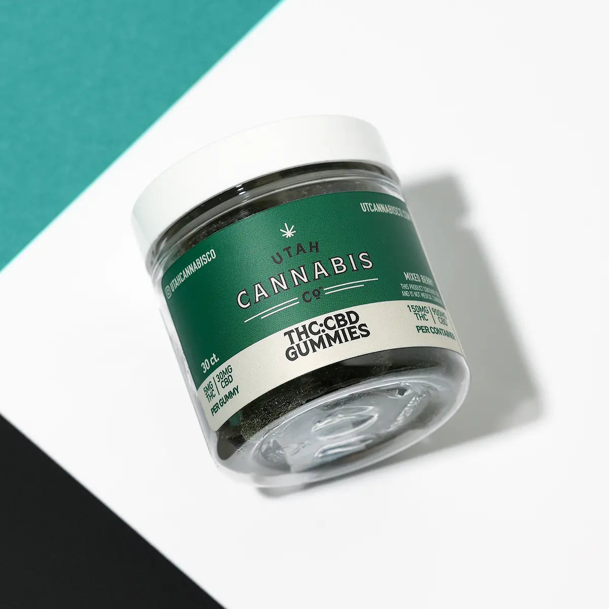 CBD-THC Gummies - Mixed Berry CBD Gummies Utah Cannabis Company