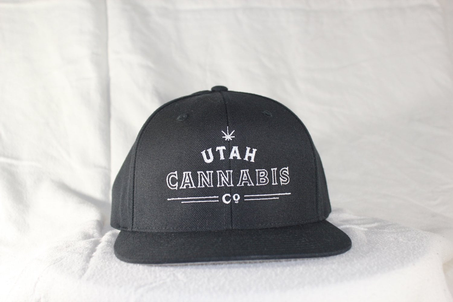 Utah Cannabis Co. Snapback Hat - Black Hats Utah Cannabis Company